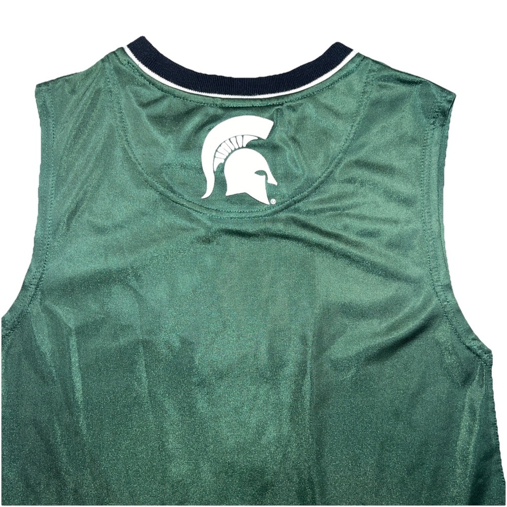 Starter Michigan State Spartans Green Sleeveless Jersey Tank XL 18/20 NCAA - Picture 7 of 9